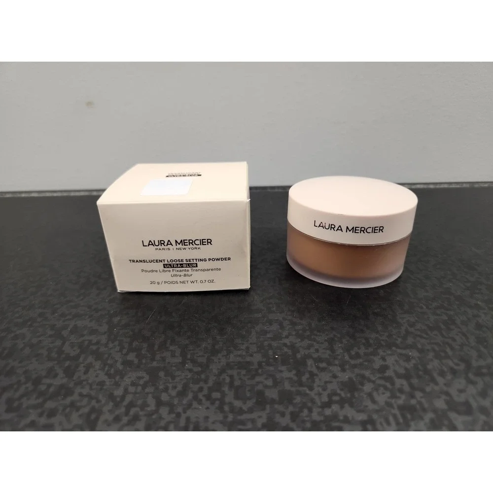 Laura Mercier Ultra-Blur Translucent Loose Setting Powder Medium Deep .7 Oz NEW